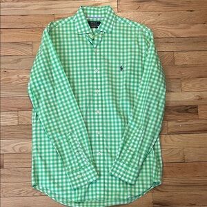 Polo by Ralph Lauren Mint Green Checkered Shirt